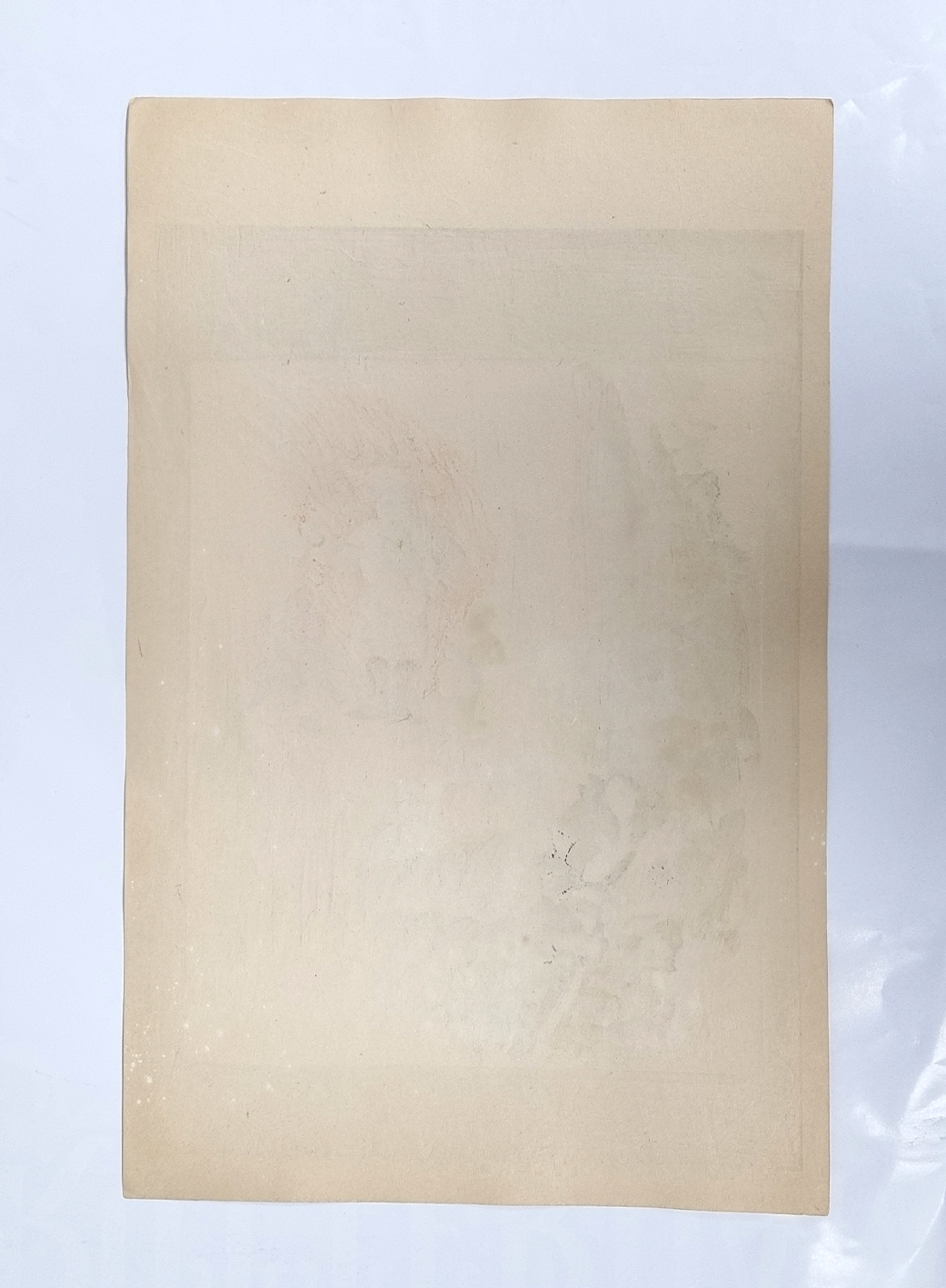 NIHONGA - Originele Tomita Keisen (1879-1936) - De godheid Fudo Myoo en de priester Mongaku, 1923