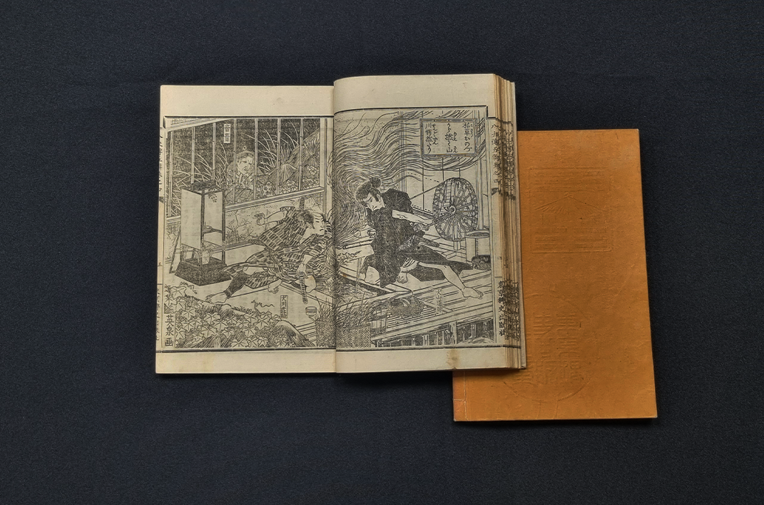 ANTIEK - Nansō Satomi Hakkenden - door Kyokutei Bakin (1767-1848)