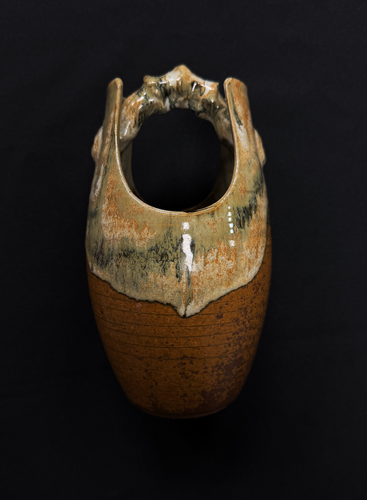 Kazuwa Yaki - keramieken vaas - Nakamori Funyū