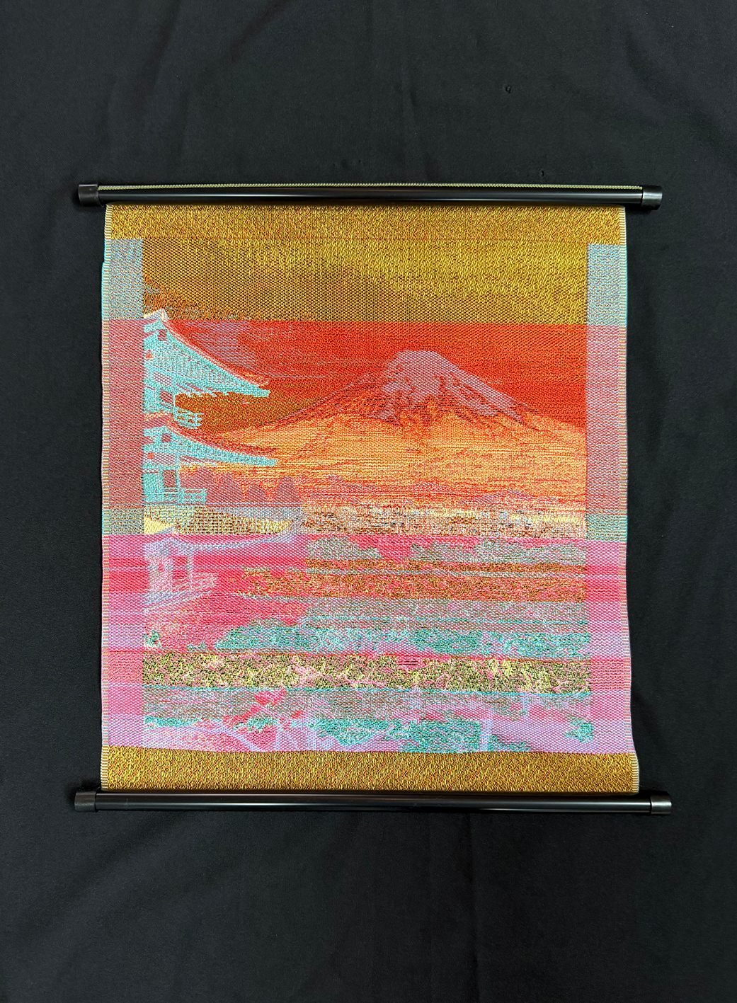 Mount Fuji & Chūreitō Pagoda – Japanischer Gobelin